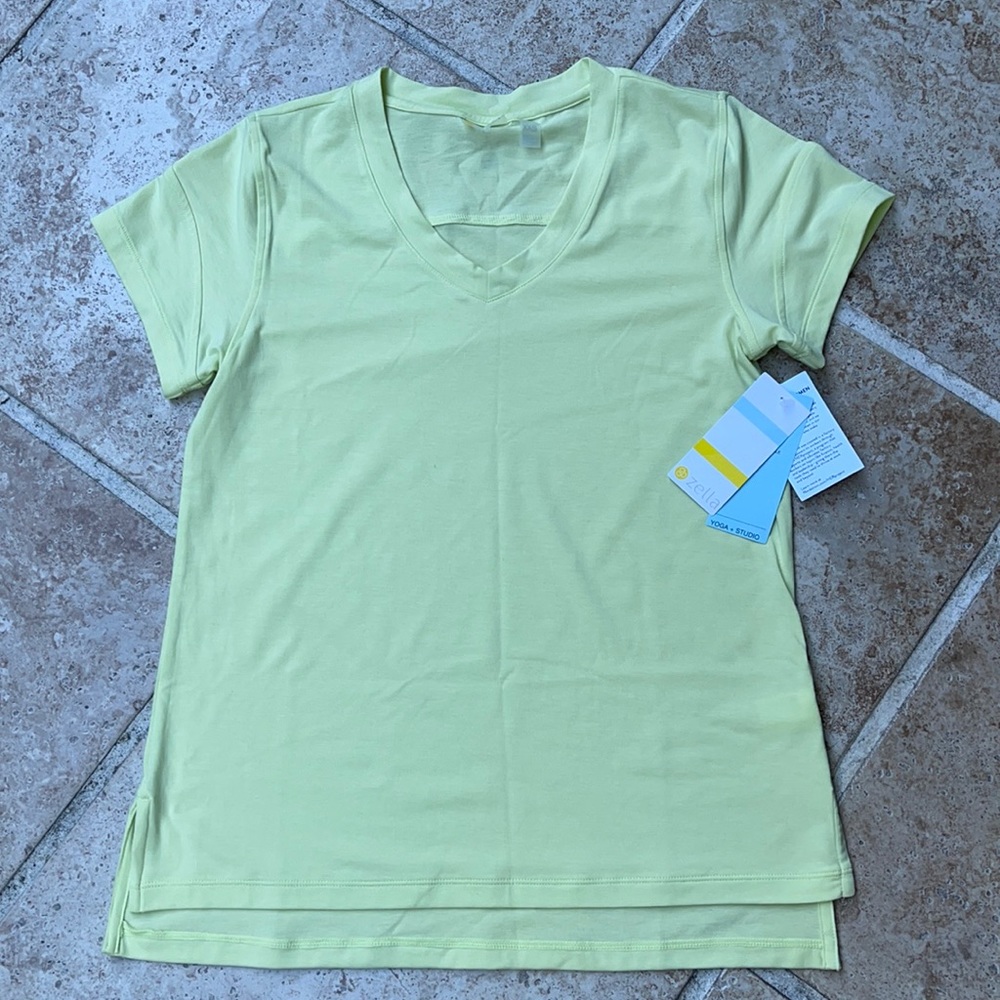 Zella t-shirt , yellow/green color